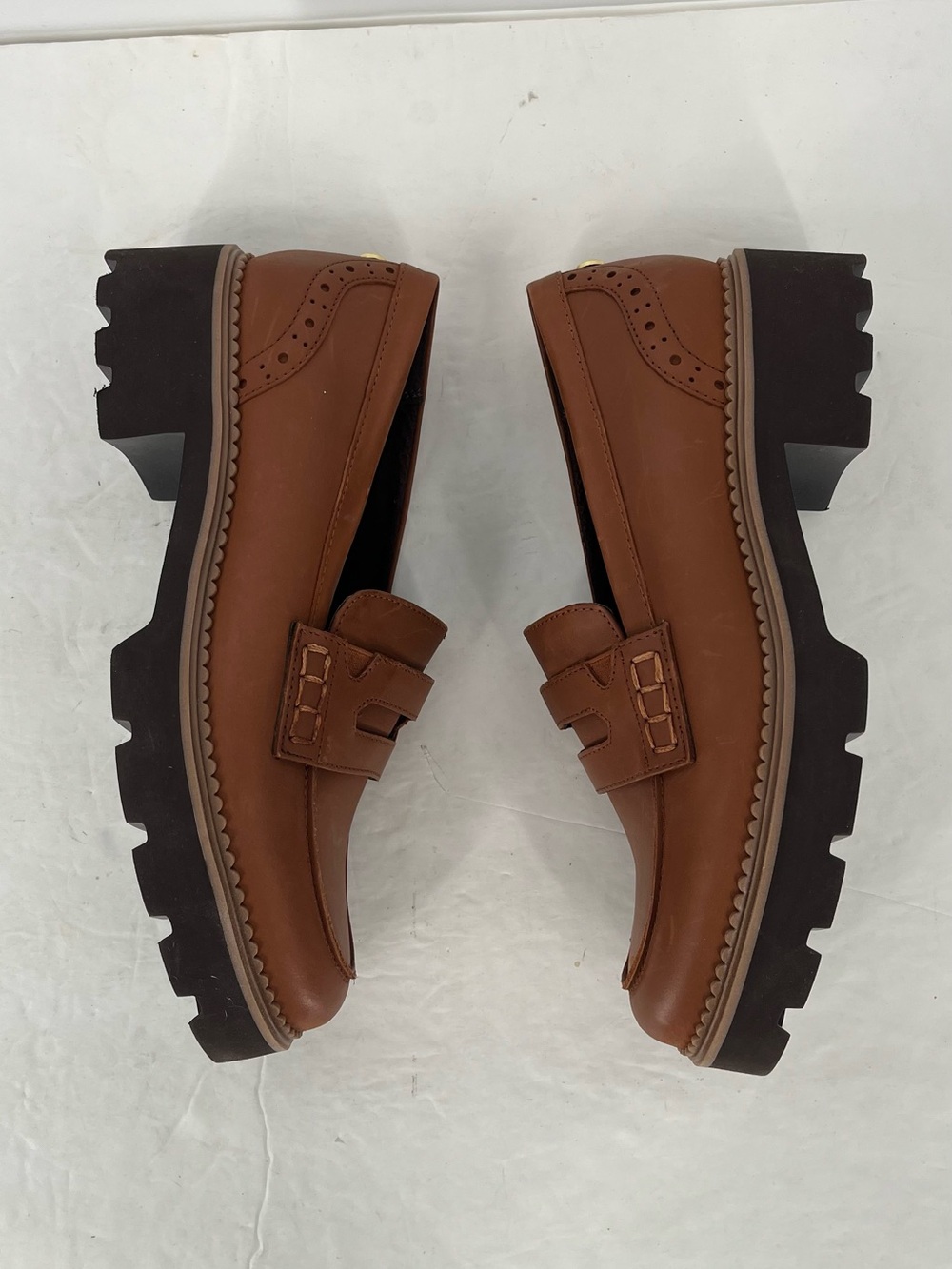 Vionic Francisco Fillmore Lug Sole Penny Loafers Size 7 - Picture 5 of 8